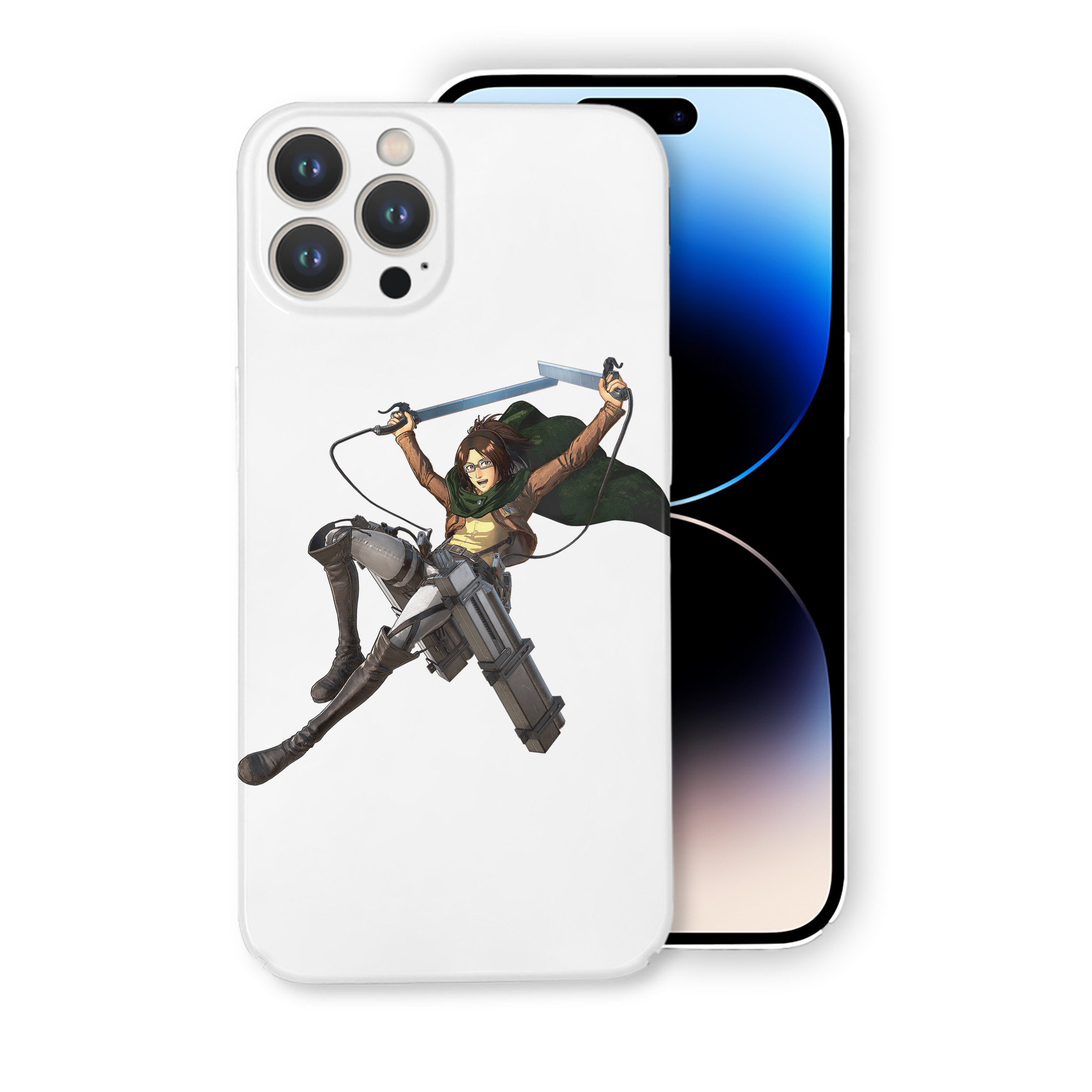 （画像用） 進撃の巨人 ハンジ·ゾエ Attack on Titan Hanji Zoe 【iPhone 14シリーズ対応】ハードケース